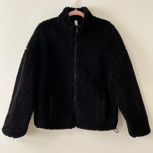 ALO Yoga Black Teddy Jacket